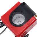 Macchina per Pop Corn 1200W Stile Retro 22x19x39 cm con Vaschetta in Alluminio Rosso