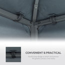 Tetto di Ricambio per Gazebo 3x3m a 2 Livelli e Resistente ai Raggi UV   Grigio Antracite