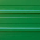 Fioriera da Giardino Senza Fondo con 2 Aree di Coltivazione 125x47x40 cm in Acciaio Verde