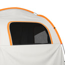 Tenda per Auto Impermeabile a 3 Porte in Poliestere 239x210x210 cm PE e Fibra di Vetro Grigio e Arancione-7
