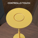 Lampada da Tavolo a LED Senza Filo Touch Ø13x28,5 cm Batteria Ricaricabile Oro