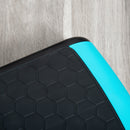 Step Fitness per Aerobica 78x28xh10-15-20 cm Altezza Regolabile in Plastica Nero e Blu