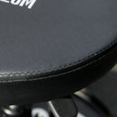 Sgabello da Officina con Ruote e Porta Attrezzi Ø40x25-48 cm Altezza Regolabile e Girevole Nero