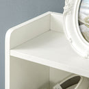 Mobile Dispensa 2 Cassetti e Ripiani 73x35x110 cm in MDF Bianco