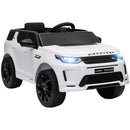 Macchina Elettrica per Bambini con Licenza Land Rover Discovery Sport 106x65,5x51 cm Bianco  