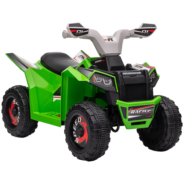 Mini Quad Elettrico per Bambini 6V Verde Grigio e Nero sconto