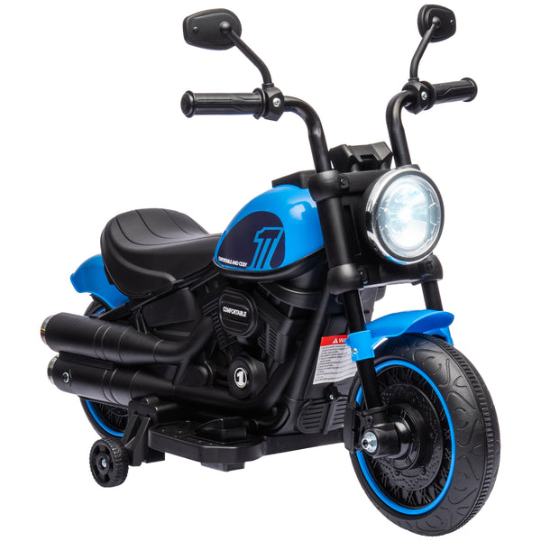 Moto Elettrica per Bambini 6V Blu e Nero prezzo