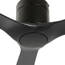 Ventilatore da Soffitto Reversibile a 3 Pale con 6 Velocità Ø132 cm Timer fino 8 Ore e Telecomando Nero