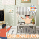 Casetta per Bambini da Interno in PP Crema   