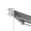 Tenda da Sole a Bracci Regolabile 200x295 cm in Alluminio e Poliestere Crema