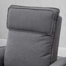 Poltrona Alzapersona Elettrica Massaggiante 86x95x106 cm in Tessuto Grigio