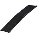 Rampa per Cani Pieghevole 158x43,5x2,5 cm in MDF e Alluminio Nero