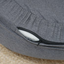 Cuccia Divano per Cani Taglia Media Grande fino 25kg 90x78x25cm Sfoderabile Grigio