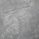 Sedia da Ufficio Operativa 56x63x85-95 cm in Tessuto in Microfibra Grigio