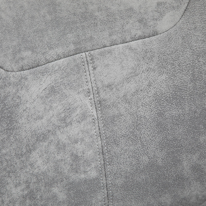 Sedia da Ufficio Operativa 56x63x85-95 cm in Tessuto in Microfibra Grigio