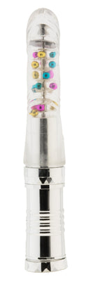 Vibratore Clitorideo e Vaginale a Batteria Forlove SilverLick Trasparente