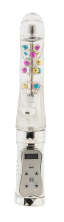 Vibratore Clitorideo e Vaginale a Batteria Forlove SilverLick Trasparente