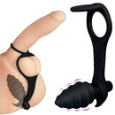 Vibratore Anale + Cock Ring in Silicone Forlove Nero