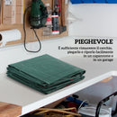 Set 3 Sacchi per Rifiuti da Giardino Ø67x84 cm da 300 L Richiudibili e Riutilizzabili Verde  