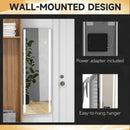 Specchio da Parete Rettangolare 40x120 cm con Luci LED Regolabili e Interruttore Touch 