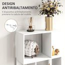 Mobile Libreria 5 Ripiani 60x24x184,5 cm Bianco  
