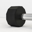 Set 2 Manubri Palestra Esagonali 2 kg con Impugnatura Antiscivolo Nero