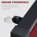 Vertical Climber Altezza Regolabile 100x60x175-195 cm con Monitor LCD in Acciaio e ABS Nero