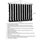 Tenda da Sole per Esterno con Rullo Tessuto Beige Rigato 240X300Cm