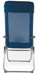 Sedia Mare Spiaggina Pieghevole in Alluminio Soriani Blu