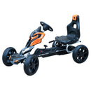 Go-Kart a Pedali per Bambini Arancione e Nero 