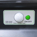 Lampada Testa Palo 96 LED 60W con Pannello Solare Telecomando e Sensore di Movimento