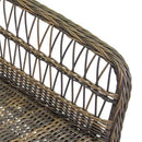 Poltrona da Giardino 78x63xh92 cm in Alluminio e Polyrattan  Baltimora Grigio