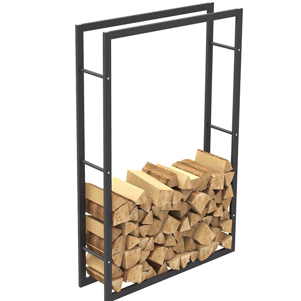 Portalegna Supporto Metallo Porta Legna Interno Legnaia Camino Stufa 150x100x25 acquista