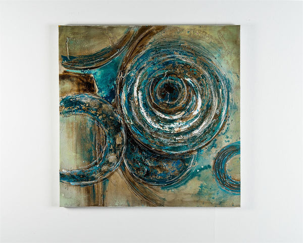 sconto Dipinto a Olio su Tela. Pittura a Pennello e Spatola. Telaio in Legno Dreams