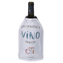 Glacette Vino 22,5x15,5 cm in Plastica Impermeabile VdE Tivoli 1996 Le Travisate Bianco