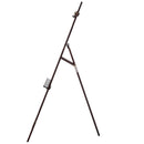 Cavalletto per Pittura in Legno Altezza e Inclinazione Regolabili Marrone 46x60x140 cm 