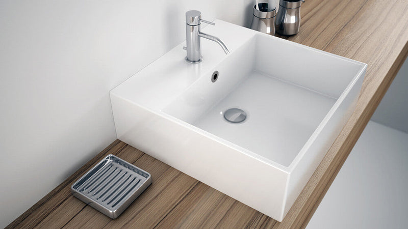 Mobile da Bagno sospeso Giava 11 Legno Bianco TFT