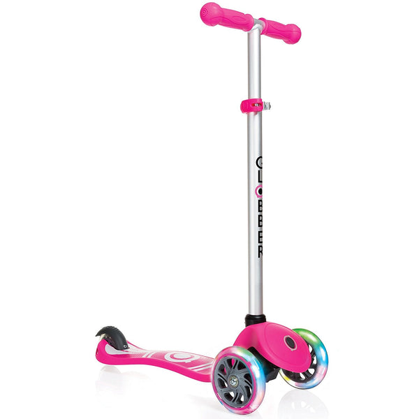 Monopattino a 3 Ruote a LED 3 Altezze Max 50Kg Globber PRIMO Fantasy Lights Up Marchio Rosa sconto