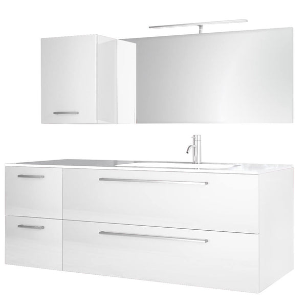 Mobile da Bagno sospeso Samoa 01C Laccato Bianco TFT acquista