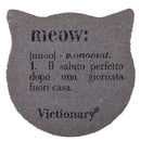 Zerbino "meow" 70x1,5x40 cm in Cocco e PVC VdE Tivoli 1996 