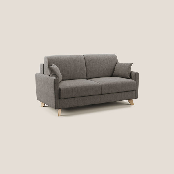sconto Divano Letto 3 Posti 180x94x97 cm in Tessuto Talpa