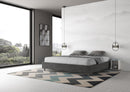 Letto Matrimoniale Extra Large Azelia Grigio Varie Misure