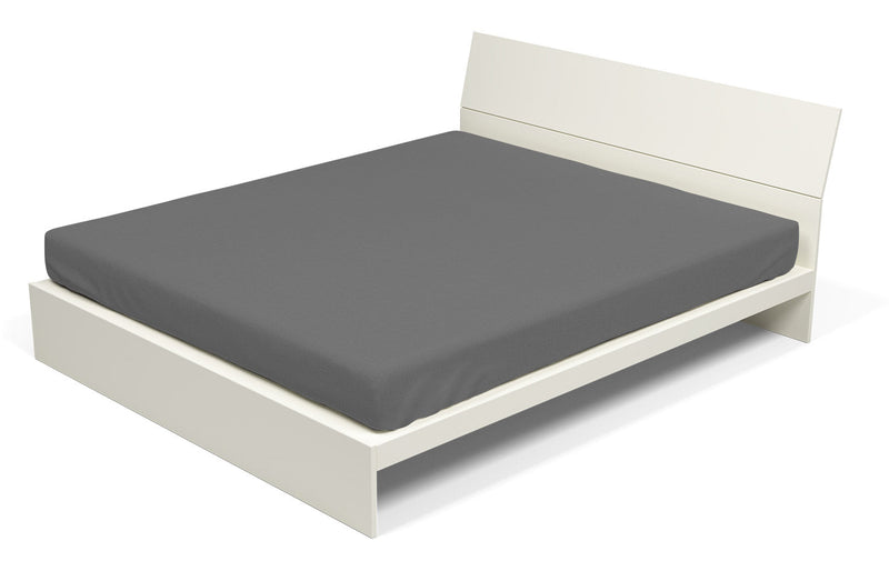 Lenzuolo Sotto con Angoli ed Elastico Tinta Unita Fumo