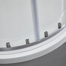 Box Doccia Semicircolare 2 Ante Scorrevoli in Cristallo Trasparente 6mm H190 Bonussi Giuly Varie Misure