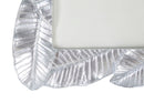 Cornice Lefy 27,5x2,5x32,5 cm in Poliresina e Vetro Argento