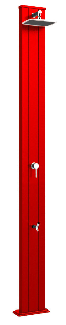 Doccia da Esterno Giardino Miscelatore e Lavapiedi Arkema Spring S Arancio online