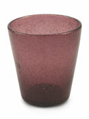 Set 6 Bicchieri Ø9x10 cm in Vetro Soffiato Villa d'Este Home Tivoli Cancun Viola