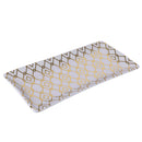 Set 3 Vassoi 24,5x12,6x2 cm  in Ceramica VdE Tivoli 1996 Charleston Bianco e Oro