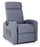 Poltrona Alzapersona Elettrica 1 Motore Reclinabile a Motore in Tessuto Marta Blu