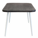 Tavolo Granada 160x90x74,5 h cm in Alluminio Grigio